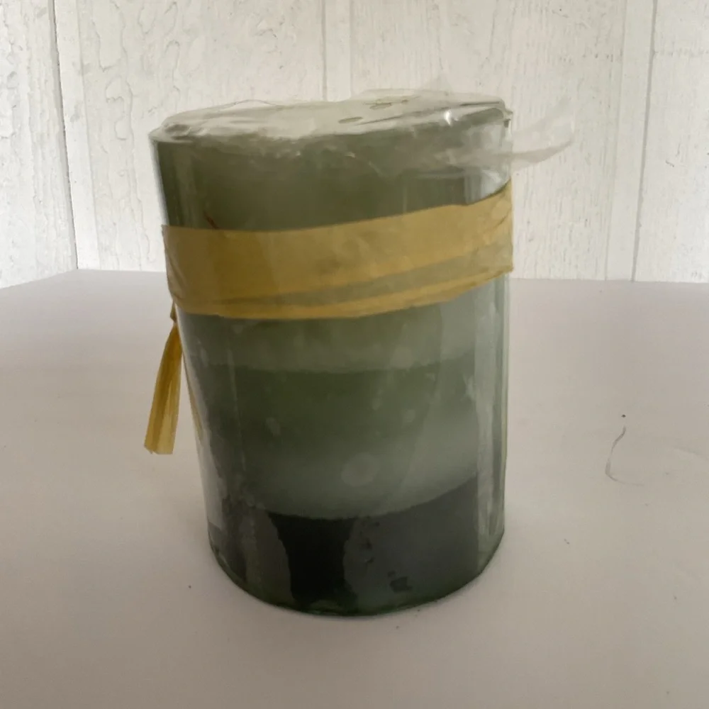 Pier 1 Bali Sands Pillar Candle NWT